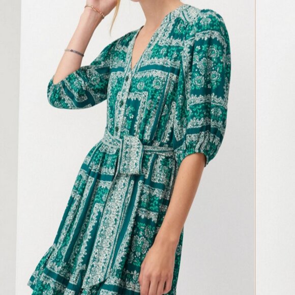 Anthropologie Porridge Isabel Mini Dress sz XS - Picture 1 of 14